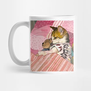 little kitty ready to sleep Mug